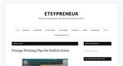 Desktop Screenshot of etsypreneur.com