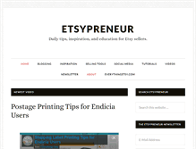 Tablet Screenshot of etsypreneur.com